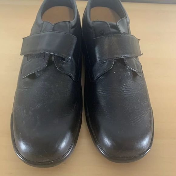 Apex Ambulator Biomechanical Single Strap Black Shoes US 11.5 M - Picture 2 of 8